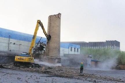 煙囪拆除方案-姑蘇拆除