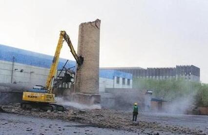 煙囪拆除方案-昆山拆除