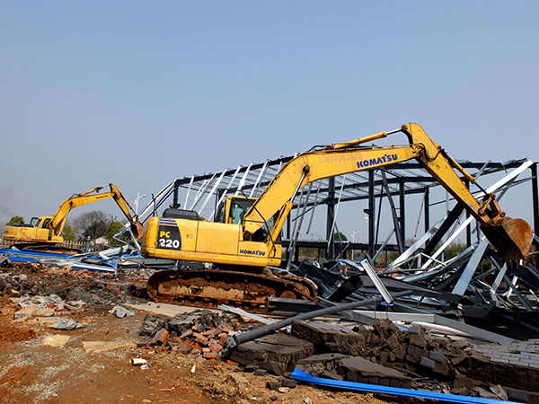 昆山常熟磚墻拆除